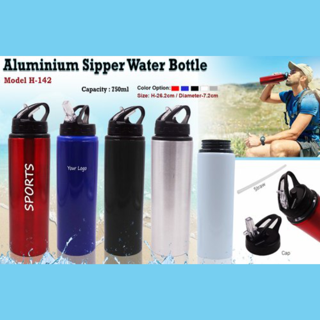Aluminium Sipper Water Bottle 142